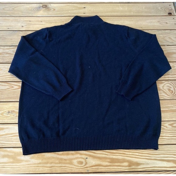 Dress Barn Mock Neck Sweater Size 14/16 Women’s Black Pullover - Picture 2 of 8